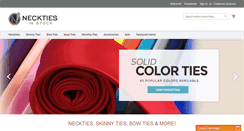 Desktop Screenshot of necktiesinstock.com